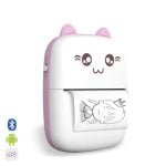 Impresora Térmica Bluetooth Portátil Dam Electronics Gatito Blanco y Negro 203dpi