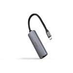 Adaptador Nanocable 10.16.4603 USB-C 3.1 a RJ45 con PD 100W y cable 18 cm gris