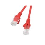 Cable de red Lanberg PCU6-10CC-0050-R Cat6 UTP 0,5 m rojo