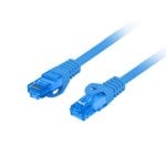 Cable de red Lanberg PCF6A-10CC-0300-B 3m Cat6a S/FTP Azul