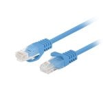 Cavo di rete Lanberg PCU6-20CC-0025-B Cat6 0,25 m UTP Blu