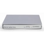 Unidad óptica Gembird DVD-USB-021-SV externa DVD±RW USB 2.0 plata