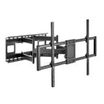 Supporto TV Gembird WM-120ST-01 parete braccio doppio 120kg VESA max 120 pollici