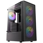 Antec AX26 RGB Elite Mid-Tower Cristal Templado Negra