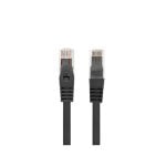 Cabo de rede Lanberg PCU6-10CU-0025-BK Cat6 0,25 m F/UTP preto