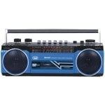 Radio Trevi RR 501 BT FM MW SW Bluetooth USB SD Altoparlanti 2 Blu Nero