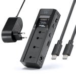 Caja para disco Ewent EW7065 2.5/3.5 pulgadas ABS Negro USB 3.2 UASP