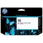 Cartouche d'encre HP 70 Magenta Clair 130ml Haute Stabilité Design Graphique