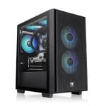 Case Thermaltake Versa H16 TG ARGB Micro Tower Vetro Temperato Nero ARGB