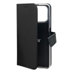 Funda para móvil Celly WALLY portefeuille simili cuir noir avec support pour Redmi Note 12 5G/Poco X5 5G