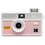 Analoge Kamera Agfaphoto i60 35mm 31mm F/10 Objektiv Blitz Rosa Klar Wiederverwendbar