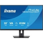 iiyama ProLite XB3294UHSCP-B1 Monitor 31.5" UltraHD 4K 60Hz VA FreeSync HDR10 2ms USB-C