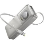 Powerbank Baseus Free2Pull 10000mAh 30W Grau mit USB-C Kabel