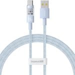 Cable Baseus Gem USB a USB-C 100W 1m azul galaxia carga rápida