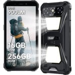 Oukitel G5 4GB/256GB 6.0" HD+ 4G Dual SIM Luz Camping 900LM IP69K Android 14 Preto