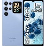 Oukitel C62 Pro 8GB/256GB 6.88" IPS HD+ 90Hz 4G Dual SIM Bateria 5150mAh NFC Android 15 Azul