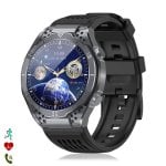 Dam Electronics JA01 Bluetooth NFC 1,43" AMOLED Noir IP67 ECG SpO2 Moniteur de Lipides