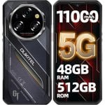Oukitel WP62 16GB/512GB 6.6" IPS FHD+ 120Hz 5G Dual SIM Bateria 11000mAh 33W IP69K NFC Android 15 Preto