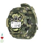 Dam Electronics T6 Bluetooth 44mm LCD Preto IP68 Pulsómetro SpO2 Monitor de Sono 7 dias