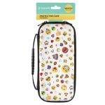 Indeca Joy Pixel Housse rigide pour Nintendo Switch, EVA, blanc imprimé