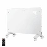 Radiador Eléctrico YOEVU Glass Panel 2500W grande con control táctil y temporizador