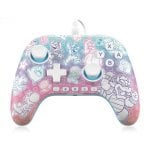 PowerA Advantage Kabelgebundener Controller für Nintendo Switch 2, Pilzkönigreich-Blau