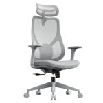 Sense7 Moyo Silla de Oficina Ergonómica Ajustable Gris