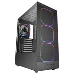 Mars Gaming MC-NEBULA Caixa ATX com 4 Ventoinhas ARGB 120mm e Vidro Temperado Preta