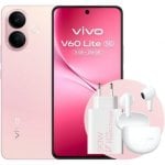 Vivo V60 Lite 8 Go 256 Go 6,77" AMOLED 120 Hz 5G Double SIM Batterie 6500 mAh Android 15 Rose