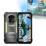 Blackview Xplore 2 12 Go 256 Go 6,73" AMOLED 120Hz 5G Dual SIM Projecteur 20000mAh IP69K Android 13 Noir