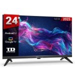 TV TD SYSTEMS LED M24K21GLE 24" HD Google TV Chromecast Asistente Voz