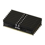 Mémoire RAM Kingston FURY Renegade Pro 256GB 8x32GB DDR5 6800MT/s CL34 ECC Reg XMP EXPO Noir