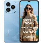 Blackview Wave 9C 12GB 128GB 6.56" IPS 4G Dual SIM IP54 Batteria 5000mAh Android 15 Blu