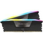 Memoria RAM Corsair Vengeance RGB 64GB 2x32GB DDR5 4800MHz CL40 Intel XMP Noir