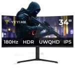 Monitor Yeyian Elysium YMC-IP434-P2 34" UltraWide QHD 180Hz IPS Curvo RGB 1ms