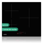 Plaque à induction SVAN SI3602B 50 cm 3 zones intégrée noire