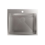 Fregadero Cata CBS-1 54-40 R10 Acero Inoxidable 59 cm 1 Cubeta Sobre Encimera