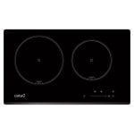 Cata IB 2 PLUS BK Einbau-Induktionskochfeld 59 cm Schwarz 2 Zonen Touch Control