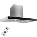 Campana extractora Infiniton CMPT-CLR92S Recirculación 90cm con mando a distancia y control táctil