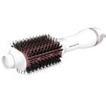 Rowenta CF6135F0 Cepillo de aire caliente cerámico para cabello seco y mojado rosa/blanco