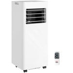 Homcom Aire Acondicionado Portátil 3 En 1 9000 Btu Para Habitación 28m² Blanco
