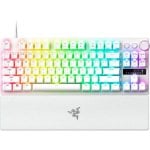 Teclado mecánico Razer Huntsman V3 Pro Tenkeyless layout US blanco 8KHz