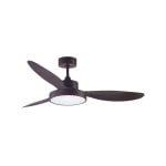Ventilador de Techo Bel Air Home Tulum Shakespear 25W 120 cm Marrón con Luz LED y Mando a Distancia