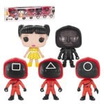 Pack de 5 figurines 10 cm Squid designs variés Dam Electronics