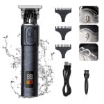 Dam Electronics JM-711 Tondeuse et Trimmer Barbe Cheveux Métal Vintage LED