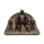 Figura Iron Studios Star Wars - Boba Fett On Throne Deluxe Art Scale 1/10
