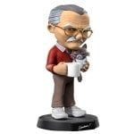 Figura Iron Studios Stan Lee With Grumpy Cat Minico