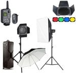 Studioblitz Godox DP600III-C Kit 600Ws Wireless X, Set mit Softbox, Stativ
