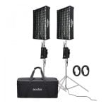 Kit de iluminación LED Godox FL100-K2 panel flexible 2x100W regulable con control inalámbrico