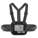 Supporto per fotocamera GoPro Chesty Nero Montaggio Torace Regolabile